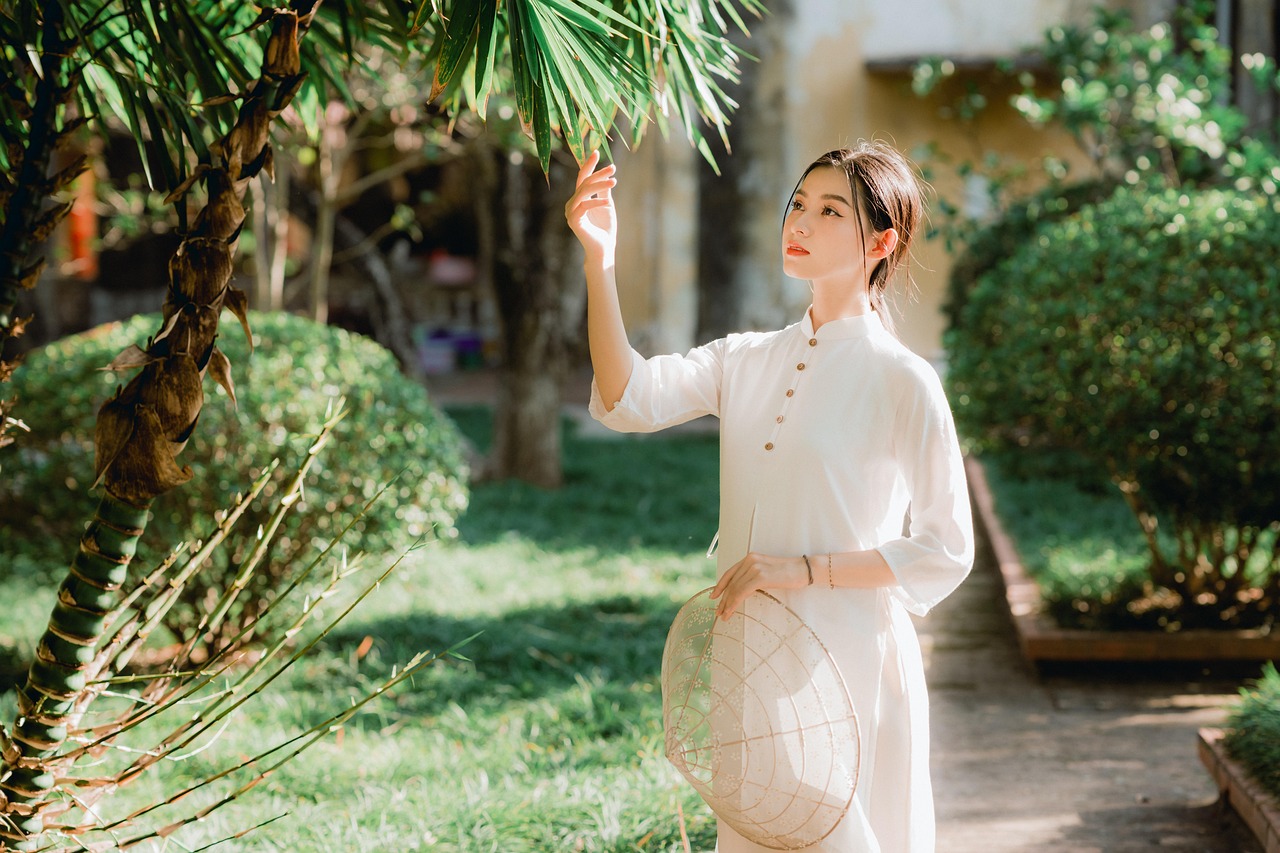 vietnamese woman, outdoors, fashion, woman, nature, portrait, asian, asian woman, young woman, female, model, vietnam, vietnamese, garden, aodai, aodaivietnam, woman, woman, woman, woman, woman